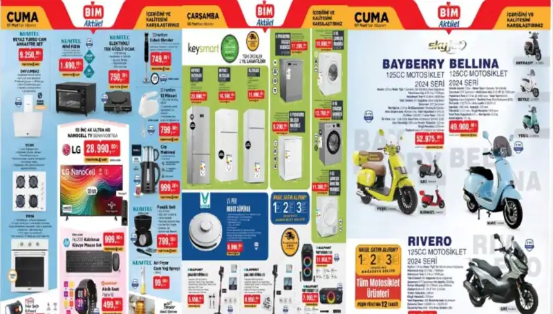 BİM 4 Mart 2025 Aktüel Ürünleri: Elektronik ve Beyaz Eşya İle Dolu