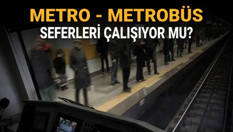 İstanbul'da Bugün Erişim Sorunları: Metrobüs ve Metro Çalışıyor Mu?