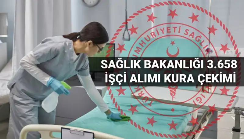 Sağlık Bakanlığı 2025'te 3.658 İşçi Alacak: Kura Tarihleri ve Detaylar