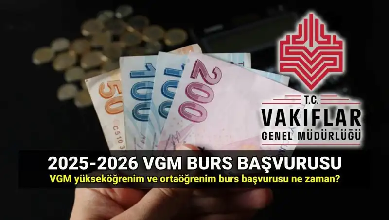 2025 VGM Burs Başvuruları İçin Tarihler Belli Oldu!