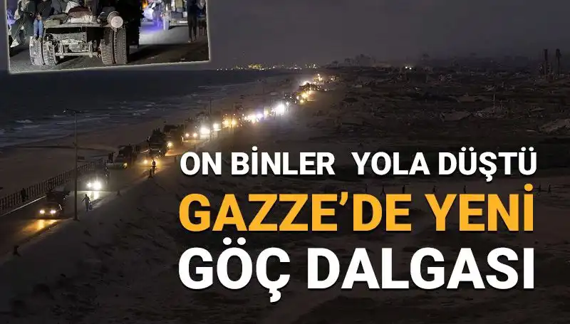 Gazze'de Yeni Göç Dalgası: İnsani Kriz Büyüyor, Sığınacak Yer Arayanlar Çoğalıyor