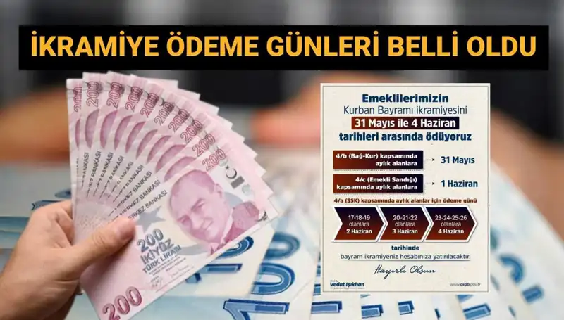 Emekli Bayram İkramiyeleri İçin Tarih Belli Oldu: 4 Bin TL Ne Zaman Alınacak?