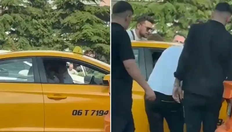 Trafikte Tansiyon Yükseldi: Taksi Şoförüyle Kavga Eden Sürücü Yumruk Attı!