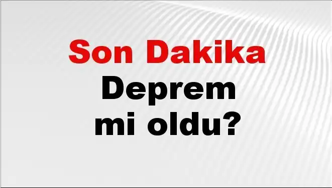 Tekirdağ'da Deprem Korkusu: Son Gelişmeler ve Detaylar