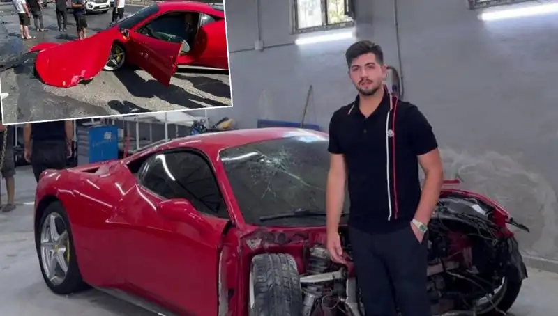 Hurdaya Dönen 15 Milyonluk Ferrari’nin Trajedisi: Sahibinden Duygusal Açıklama