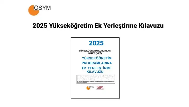 2025 Yükseköğretim Ek Yerleştirme Kılavuzu: Tüm Detaylar Açıklandı