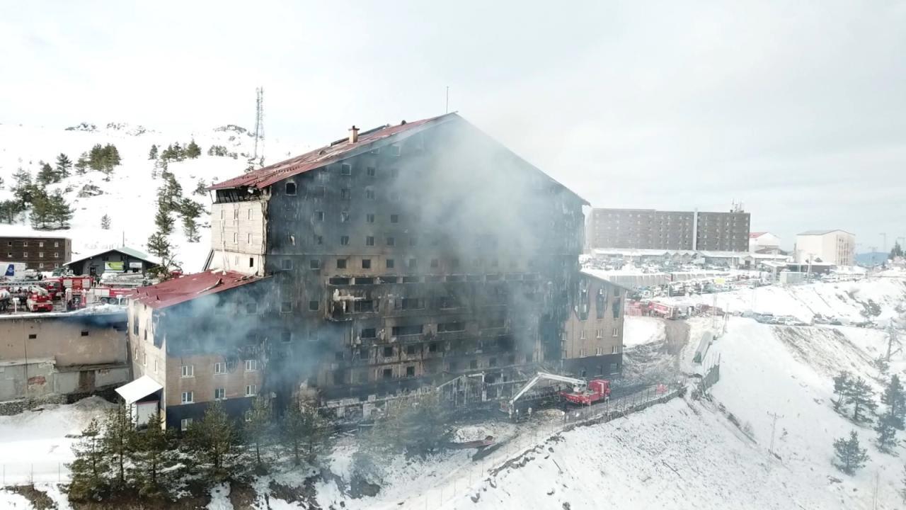 Yangın Mağdurları Tedavi Edildi